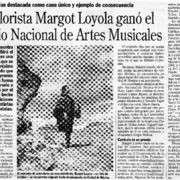 Folclorista Margot Loyola ganó el Premio Nacional de Artes Musicales