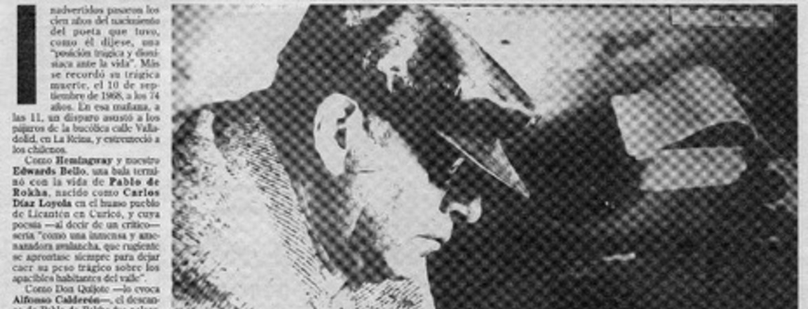 El torrente Pablo de Rokha