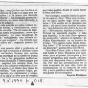 Reseña  [artículo] Eugenio Rodríguez.