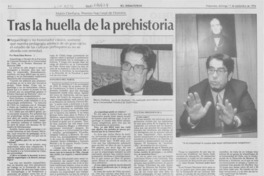 Tras la huella de la prehistoria