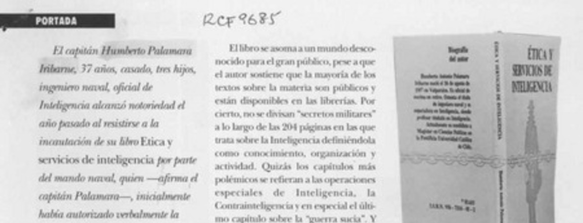 "No soy un traidor"  [artículo] Marcelo Contreras.