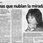 Lágrimas que nublan la mirada