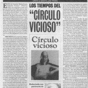 Los tiempos del "Circuito vicioso"  [artículo] Filebo.