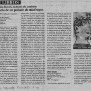 Historia de un Puñado de náufragos  [artículo] Eduardo Guerrero del Río.