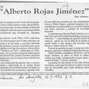 Alberto Rojas Jiménez