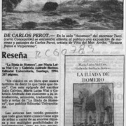 Reseña  [artículo] E. U.
