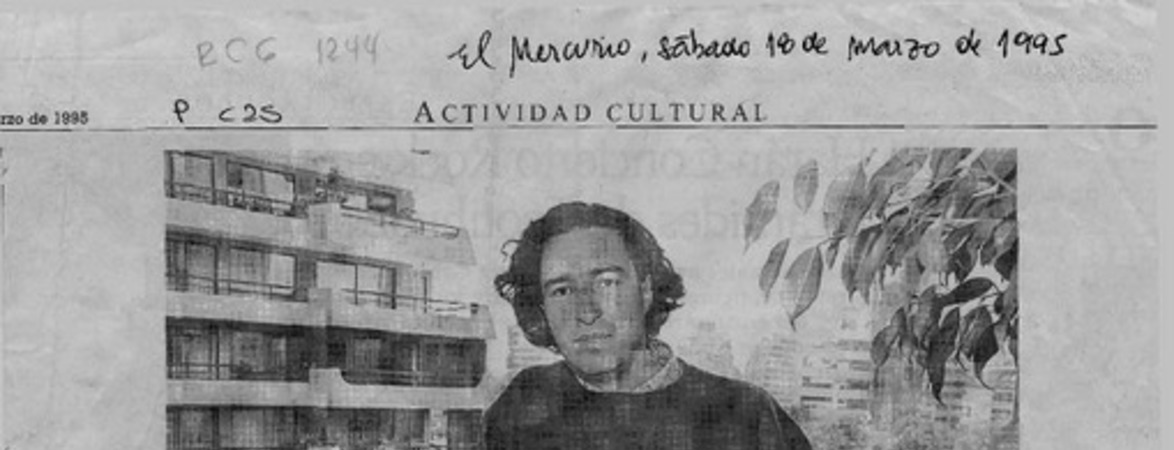 La apuesta de Gonzalo Contreras  [artículo] Rodrigo Atala.