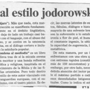Microtextos al estilo jodorowskyano