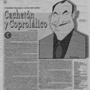 Cachetón y coprolálico  [artículo] Alberto Fuguet.