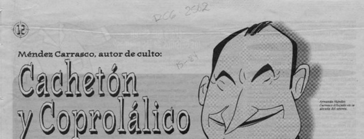 Cachetón y coprolálico  [artículo] Alberto Fuguet.