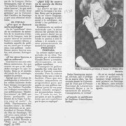 La gallina castellana de Delia Domínguez sale luego a poner sus huevos literarios  [artículo].