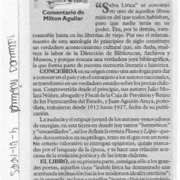 "Selva lírica"  [artículo] Milton Aguilar.