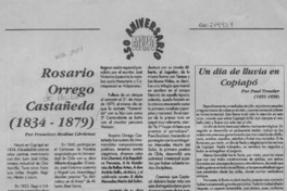 Rosario Orrego Castañeda (1834-1879)  [artículo] Francisco Medina Cárdenas.