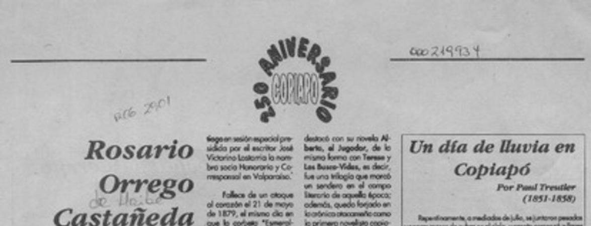 Rosario Orrego Castañeda (1834-1879)  [artículo] Francisco Medina Cárdenas.