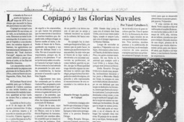 Copiapó y las glorias navales  [artículo] Tussel Caballero I.