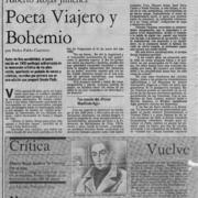Poeta viajero y bohemio  [artículo] Pedro Pablo Guerrero.