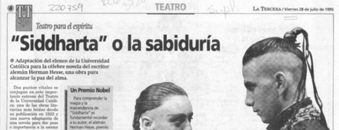 "Siddhartha" o la sabiduría