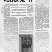 Volver a los '17  [artículo] Floridor Pérez.