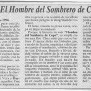 El hombre del sombrero de copa  [artículo] H. R. Cortés.
