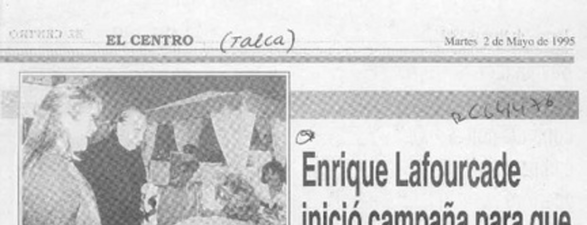 Enrique Lafourcade inició campaña para que los libros se vendan sin IVA  [artículo].