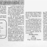 La Novela más premiada  [artículo].