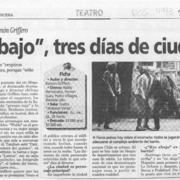 "Río abajo", tres días de ciudad  [artículo] Leopoldo Pulgar I.
