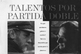 Talentos por partida doble  [artículo] Graciela Romero.