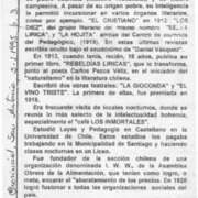 José Domingo Gómez Rojas  [artículo] Rubén Santibáñez Gamboa.
