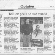 Teillier, poeta de este mundo  [artículo] Poli Délano.