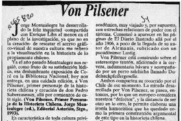 Von Pilsener  [artículo] Patricio Tello.