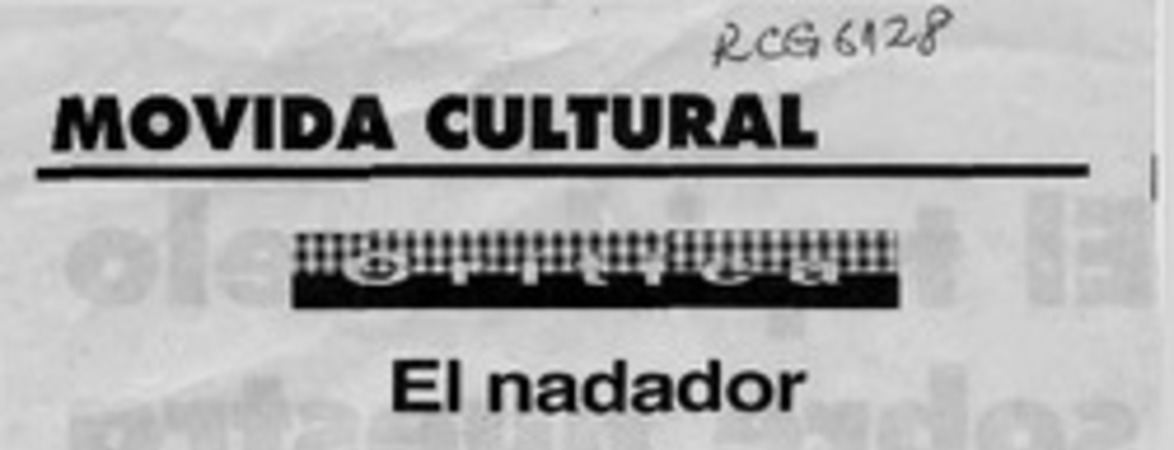 El nadador  [artículo] Raquel Olea.