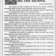Pedro Sienna, pionero del cine nacional  [artículo] José Vargas Badilla.