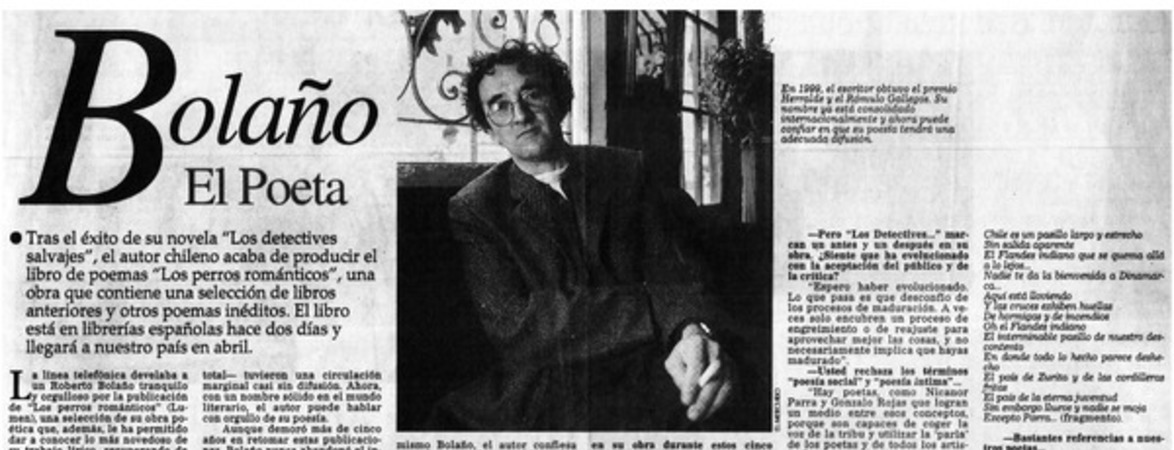 Bolaño el poeta