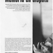 Memoria en disputa  [artículo] Ximena Villanueva