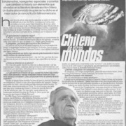 Chileno de otros mundos  [artículo] Francisco Ortega