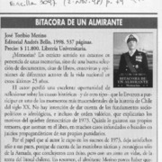 Bitácora de un almirante  [artículo] Luis Moulian