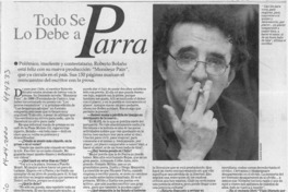 Todo se lo debe a Parra  [artículo]