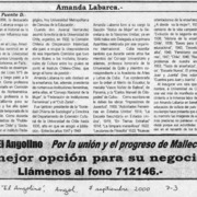 Amanda Labarca  [artículo] Darío de la Fuente D.
