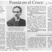 Poesía en el cruce  [artículo] Elizabeth Neira
