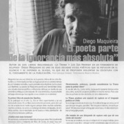 "El poeta parte de la ignorancia más absoluta"  [artículo] Enrique Symns