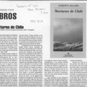 Nocturno de Chile  [artículo] Rodrigo Pinto