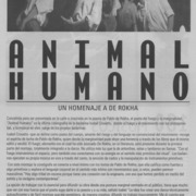Animal humano