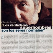 "Los verdaderos superhombres son los seres normales"