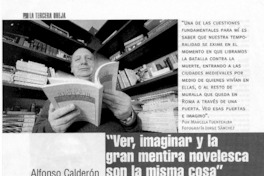 "Ver, imaginar y la gran mentira novelesca son la misma cosa"  [artículo] Marcela Fuentealba