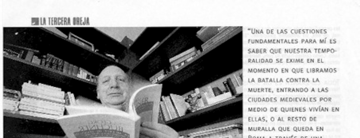 "Ver, imaginar y la gran mentira novelesca son la misma cosa"  [artículo] Marcela Fuentealba