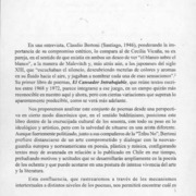 La poesía "Superficial" de Claudio Bertoni