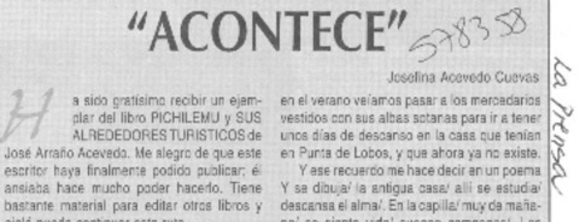 "Acontece"