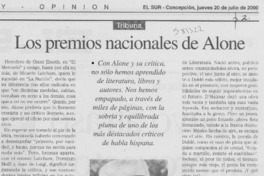 Los premios nacionales de Alone