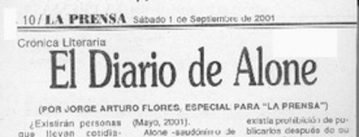 El diario de Alone