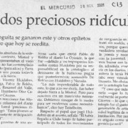 La Osadía de dos preciosos ridículos